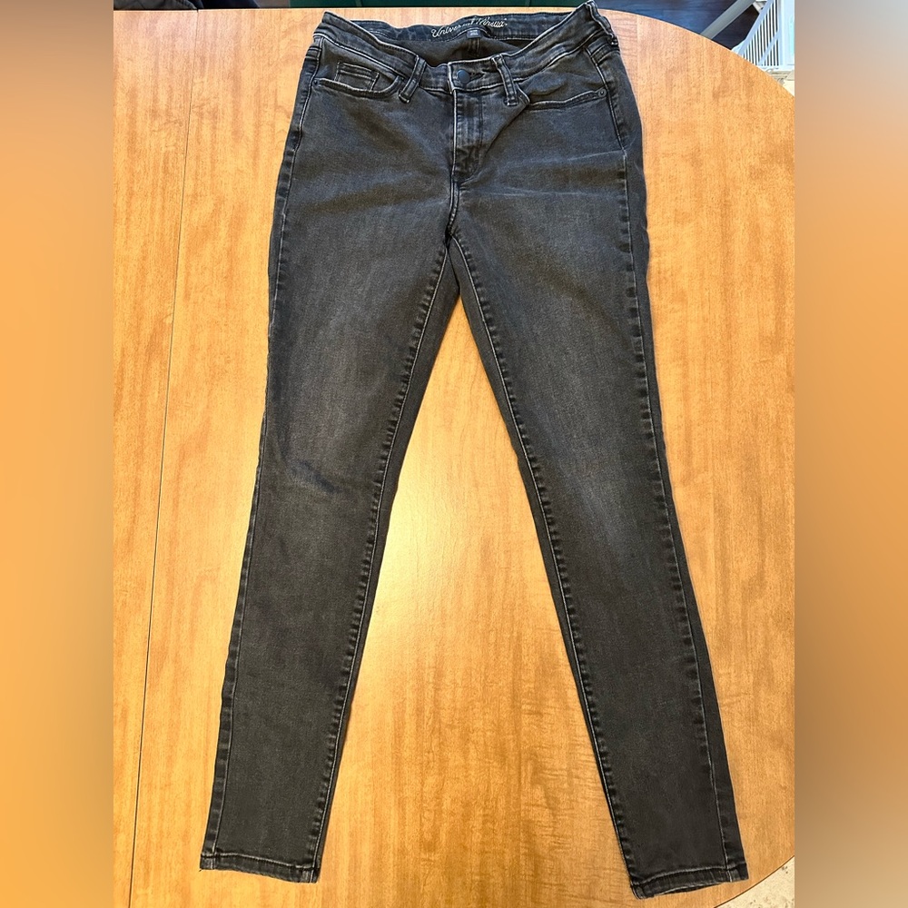 Universal Threads from Target denim with zipper fly.